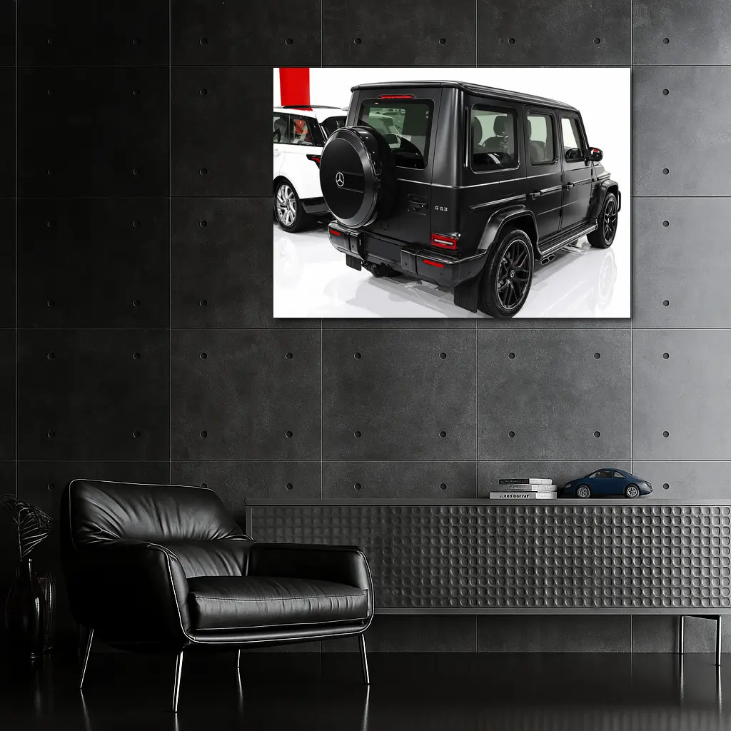 Mercedes-AMG G63 Black SUV Showroom – Wall Art