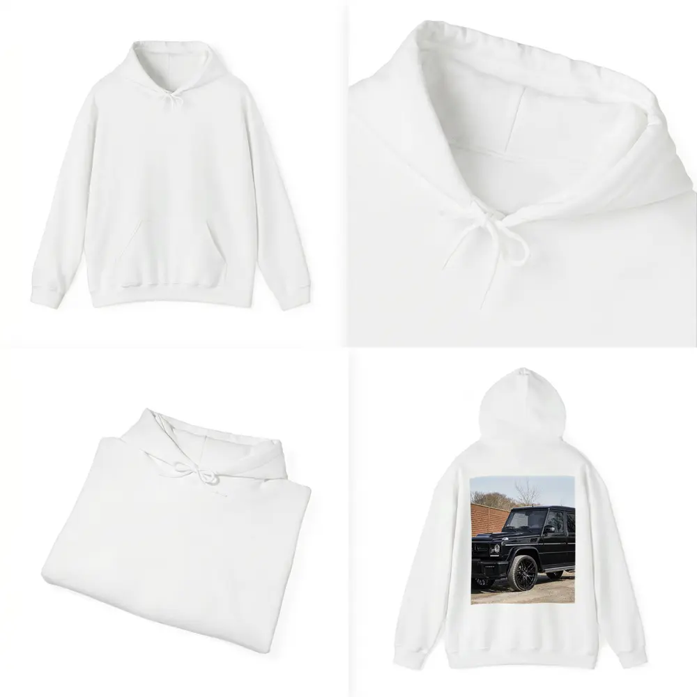 Mercedes G Class Black SUV Parking Lot – Hoodies