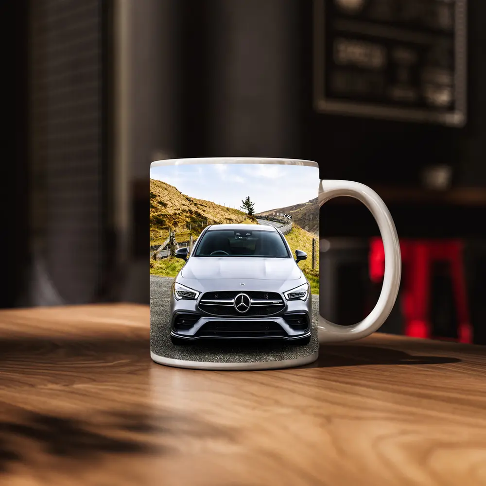 Mercedes AMG CLA Silver Mountain Road – Mugs