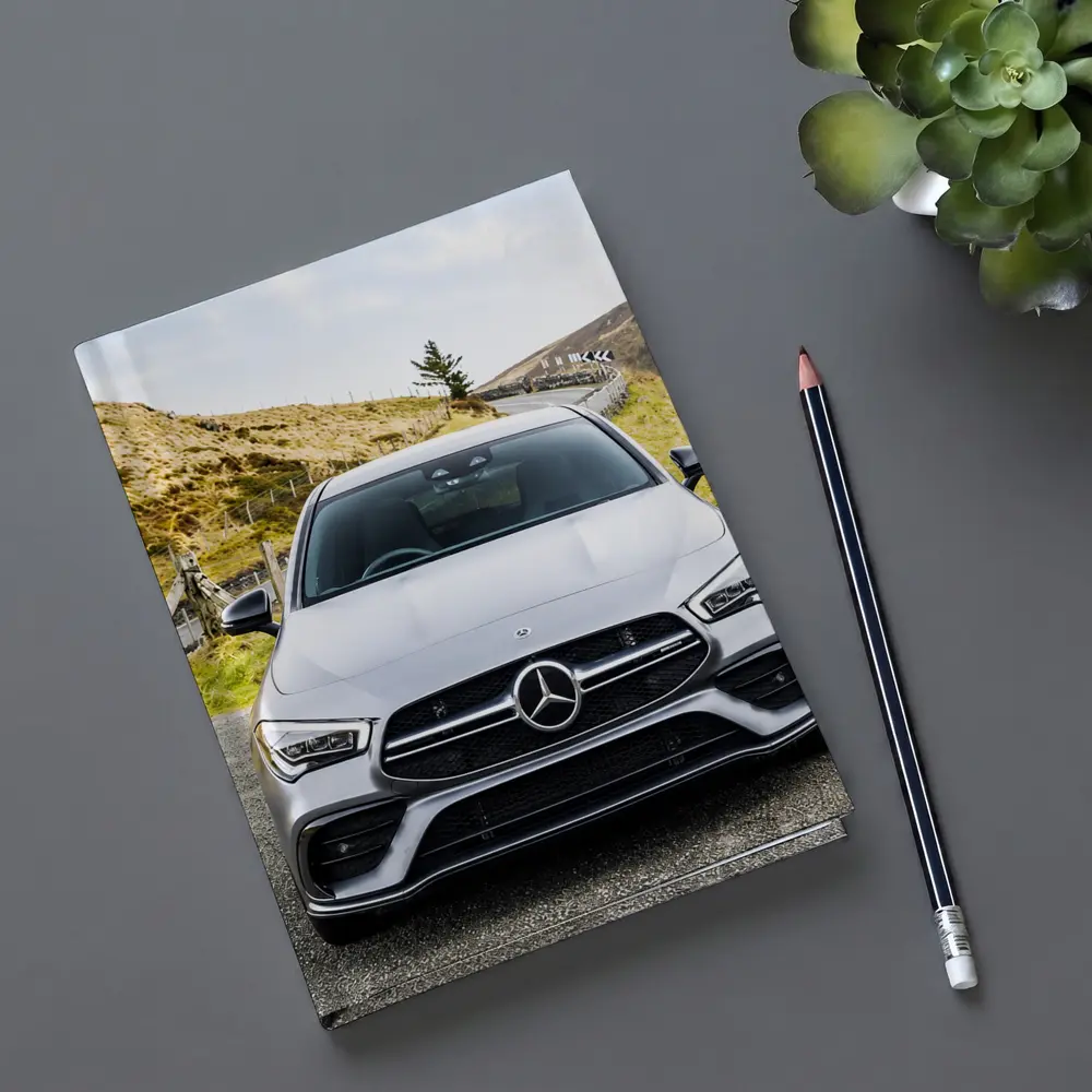 Mercedes AMG CLA Silver Mountain Road – Notebooks