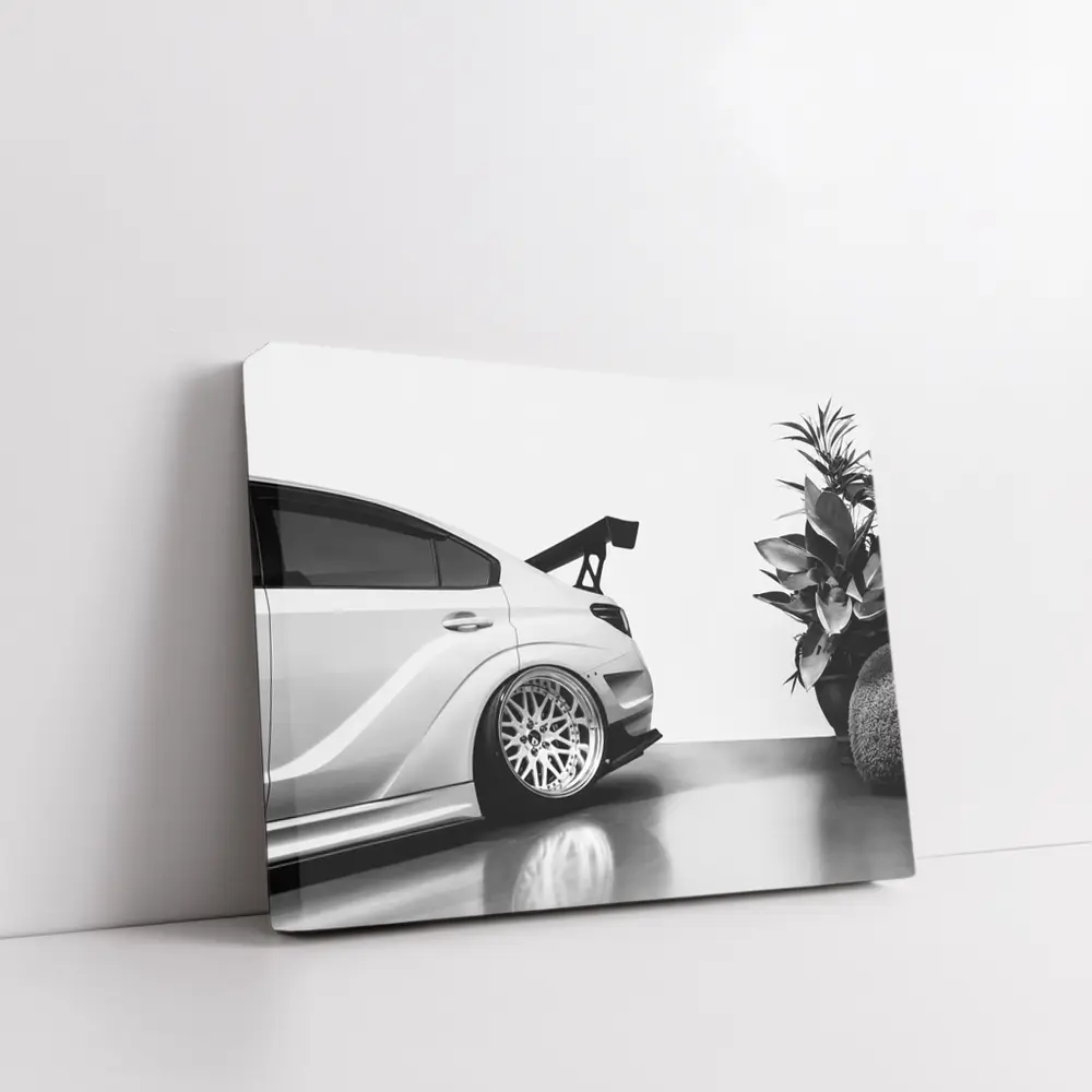 White Stance Honda Civic Clean Studio – Wall Art