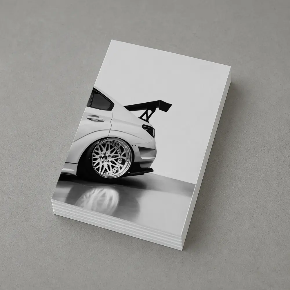 White Stance Honda Civic Clean Studio – Postcards