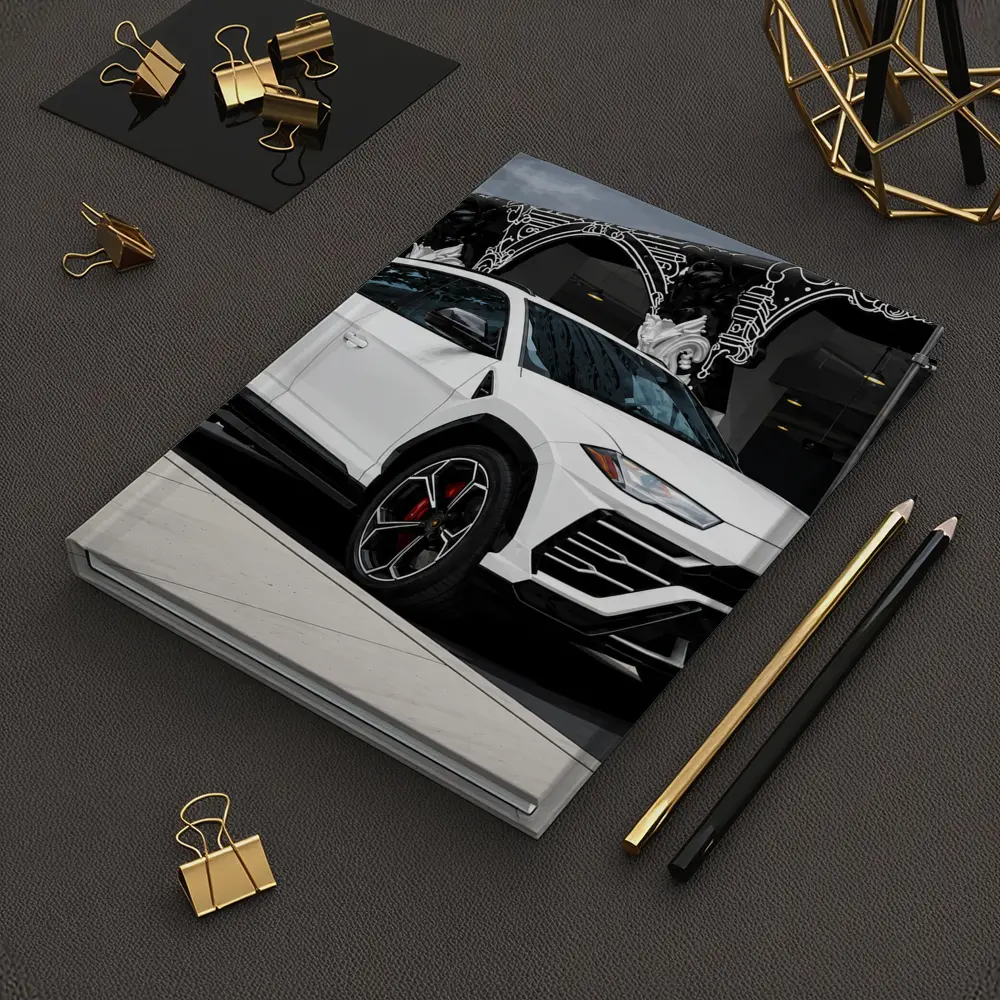 Lamborghini Urus White SUV Urban Street – Notebooks