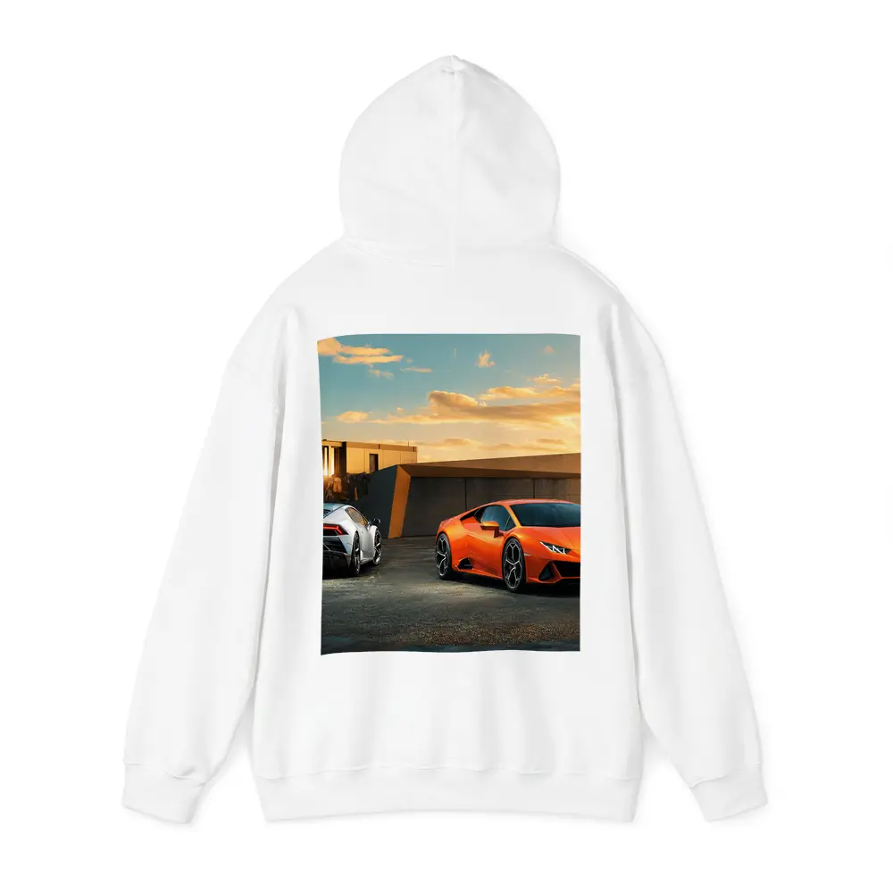 Lamborghini Huracan Duo Sunset Architecture – Hoodies