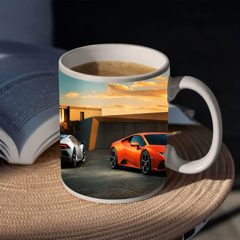 Lamborghini Huracan Duo Sunset Architecture – Mugs