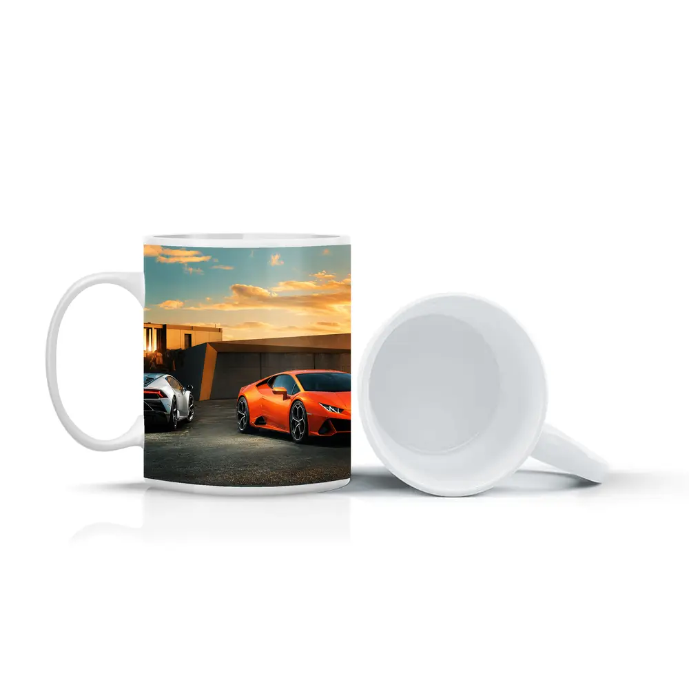 Lamborghini Huracan Duo Sunset Architecture – Mugs