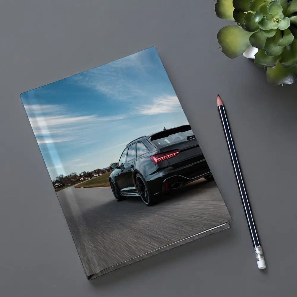 Audi RS6 Wagon Speeding Down Country Road – Notebooks
