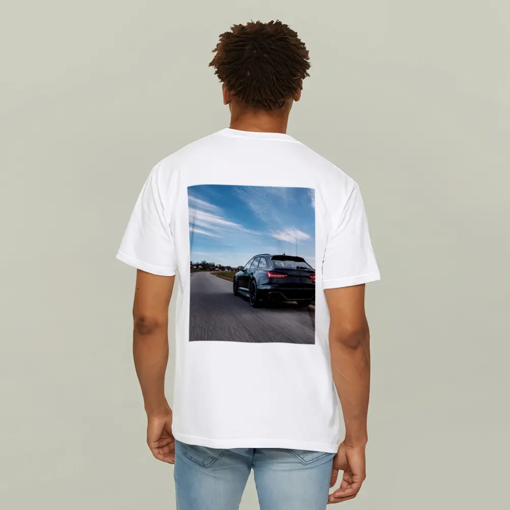 Audi RS6 Wagon Speeding Down Country Road – T-Shirts