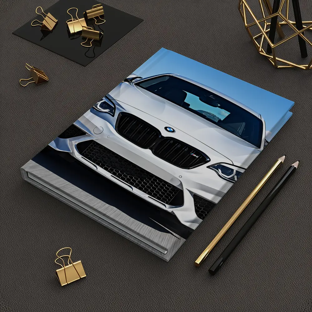 BMW M2 Silver Front View Racing Track – Notebooks