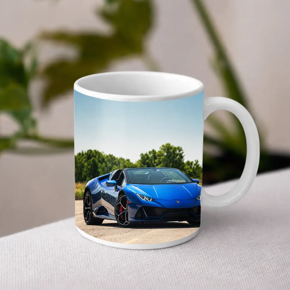 Lamborghini Huracan Blue Spyder Open Air – Mugs