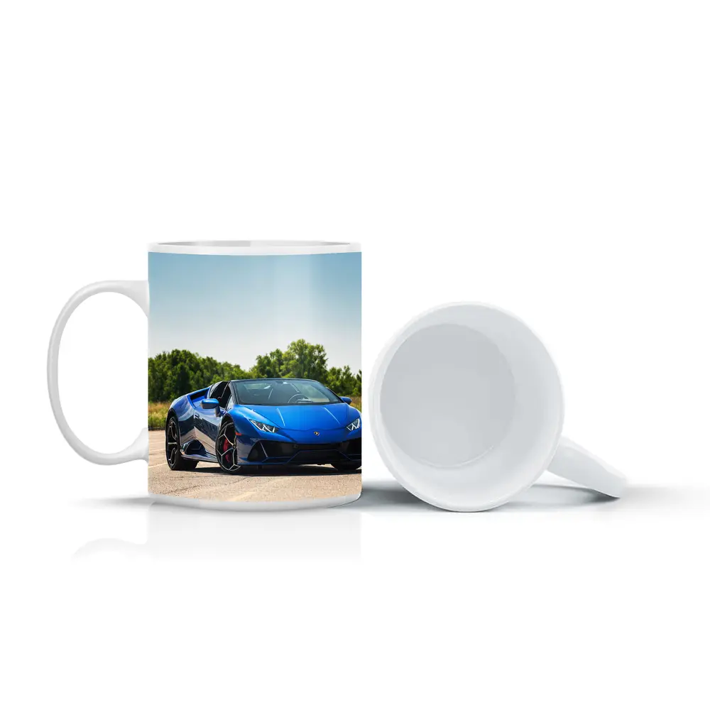 Lamborghini Huracan Blue Spyder Open Air – Mugs