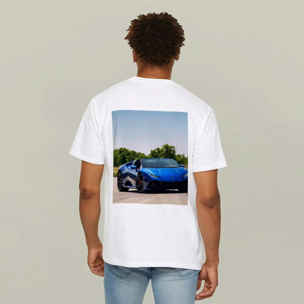 Lamborghini Huracan Blue Spyder Open Air – T-Shirts