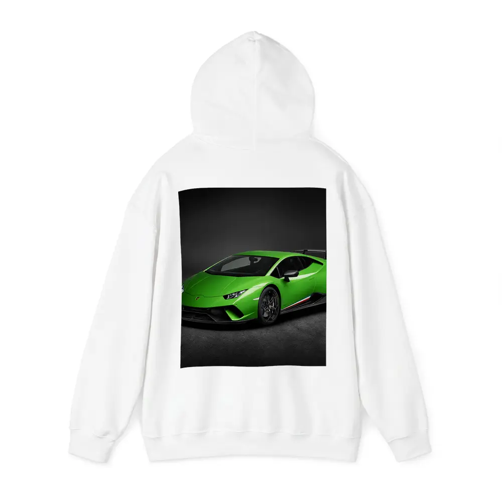 Lamborghini Huracan Green Supercar Dark Studio – Hoodies