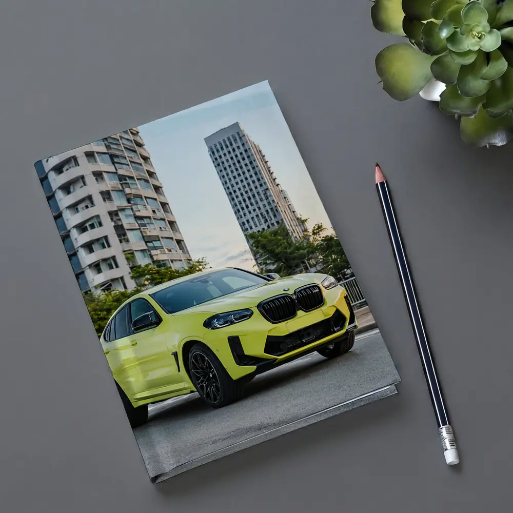 BMW X4 M Yellow Urban City Street – Notebooks