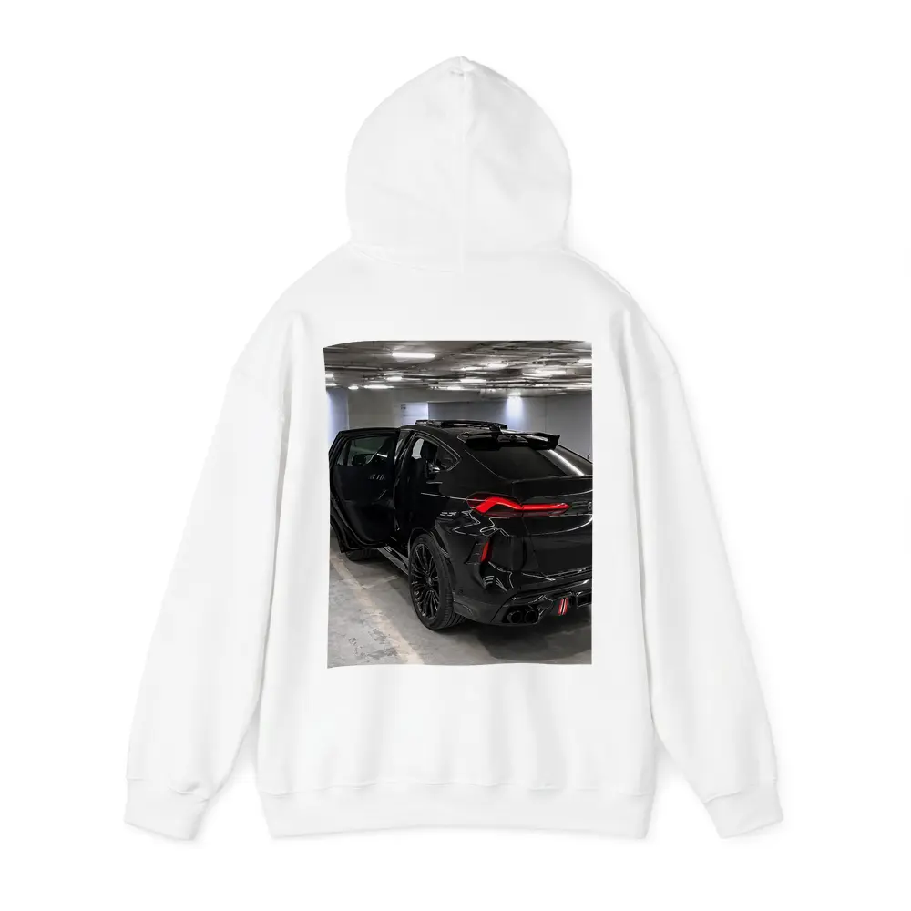 BMW X6M Black SUV Underground Parking – Hoodies