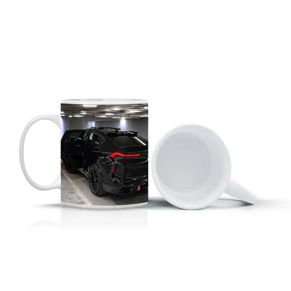 BMW X6M Black SUV Underground Parking – Mugs