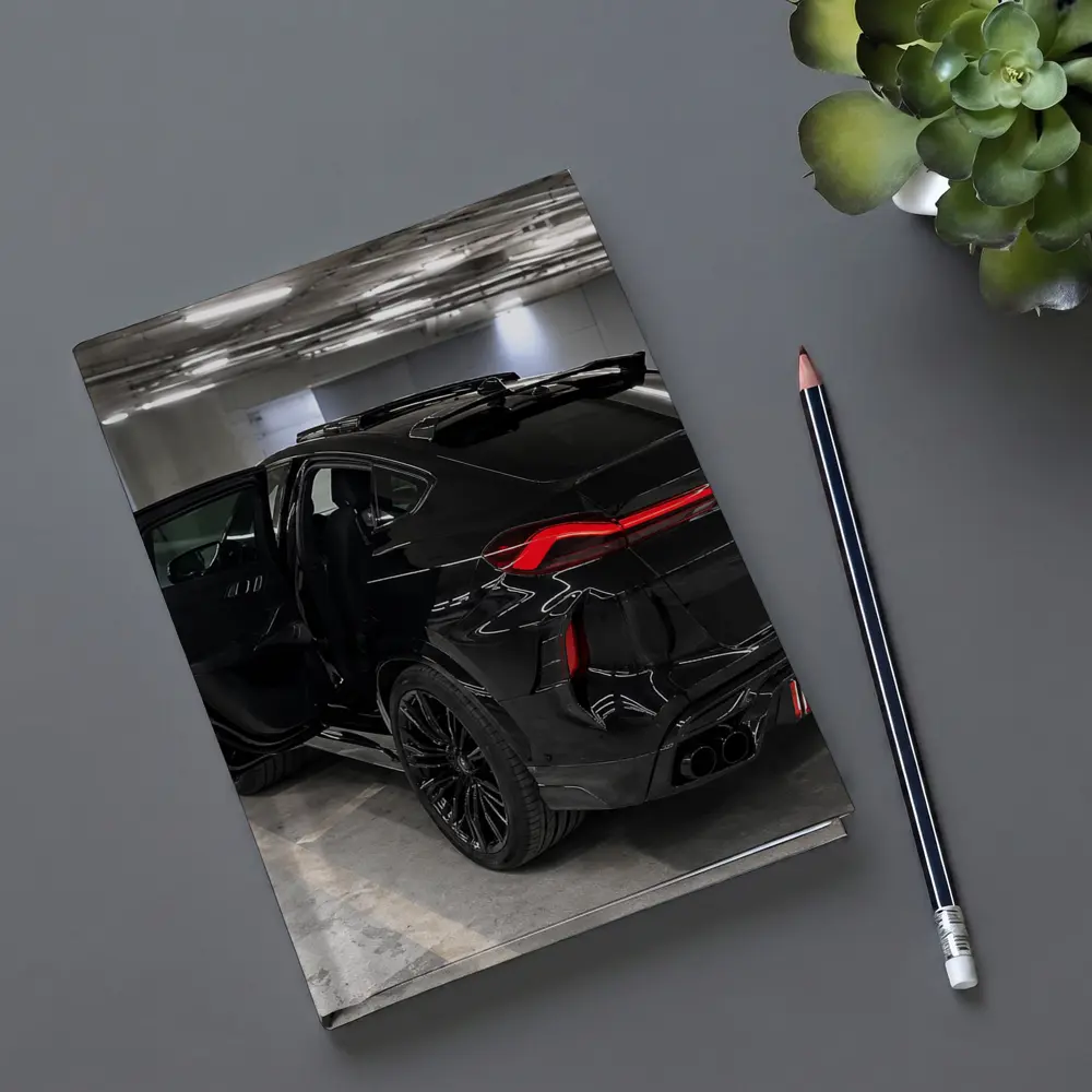 BMW X6M Black SUV Underground Parking – Notebooks