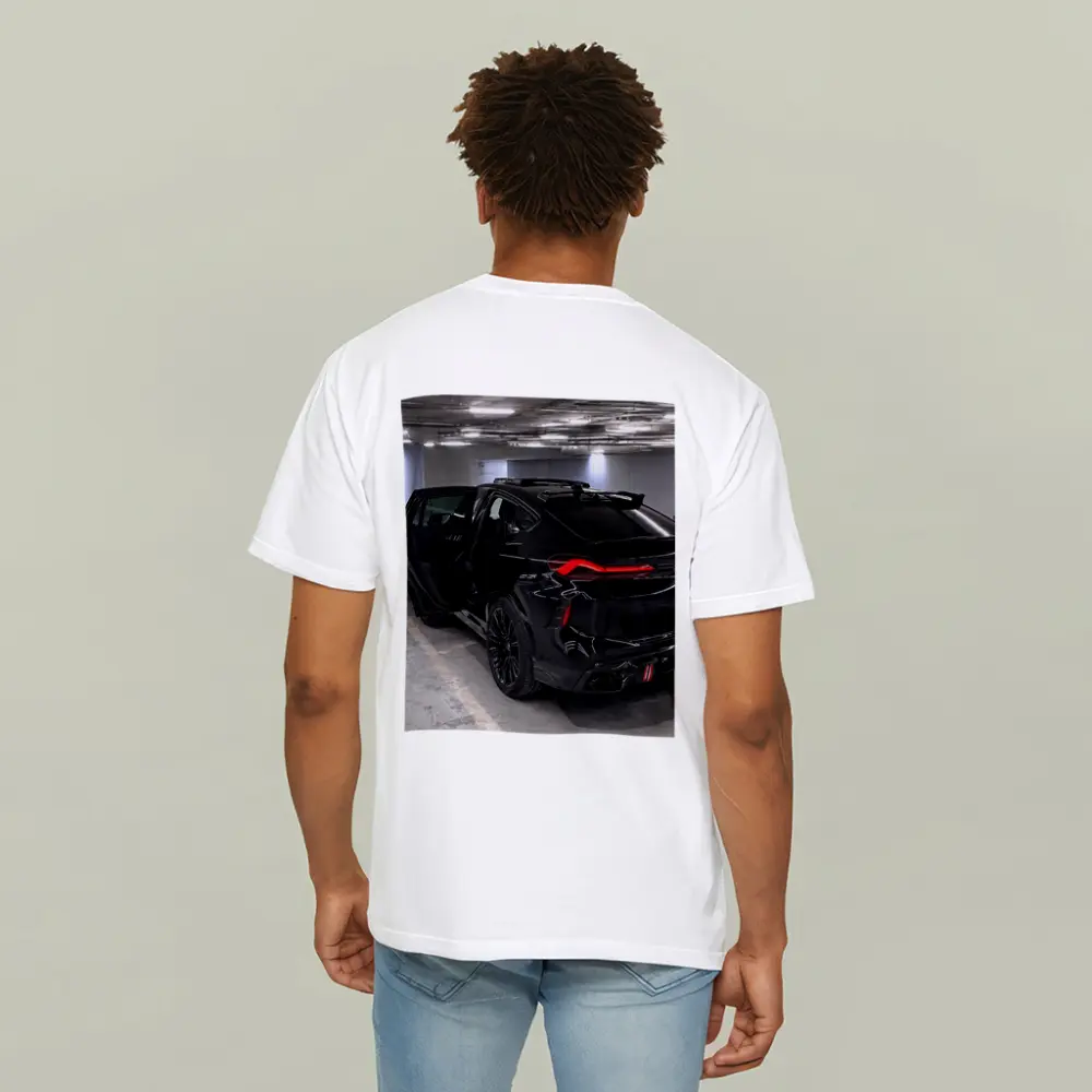 BMW X6M Black SUV Underground Parking – T-Shirts