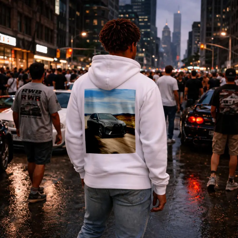 BMW iX Electric SUV Desert Dirt Road – Hoodies