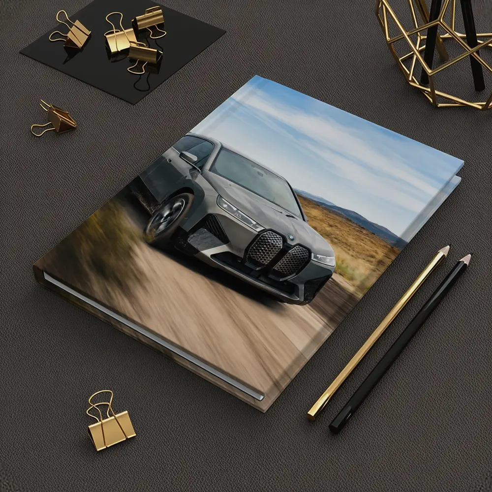 BMW iX Electric SUV Desert Dirt Road – Notebooks