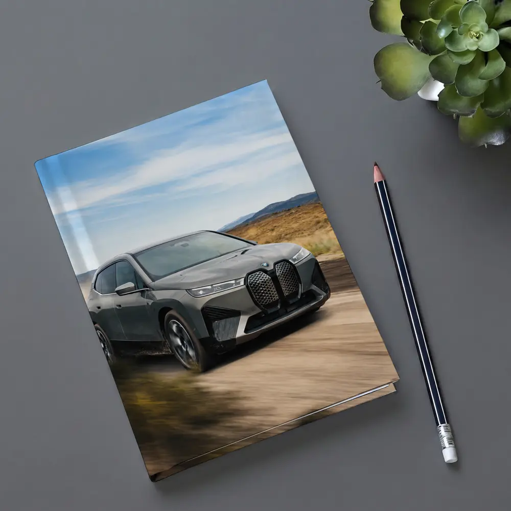 BMW iX Electric SUV Desert Dirt Road – Notebooks