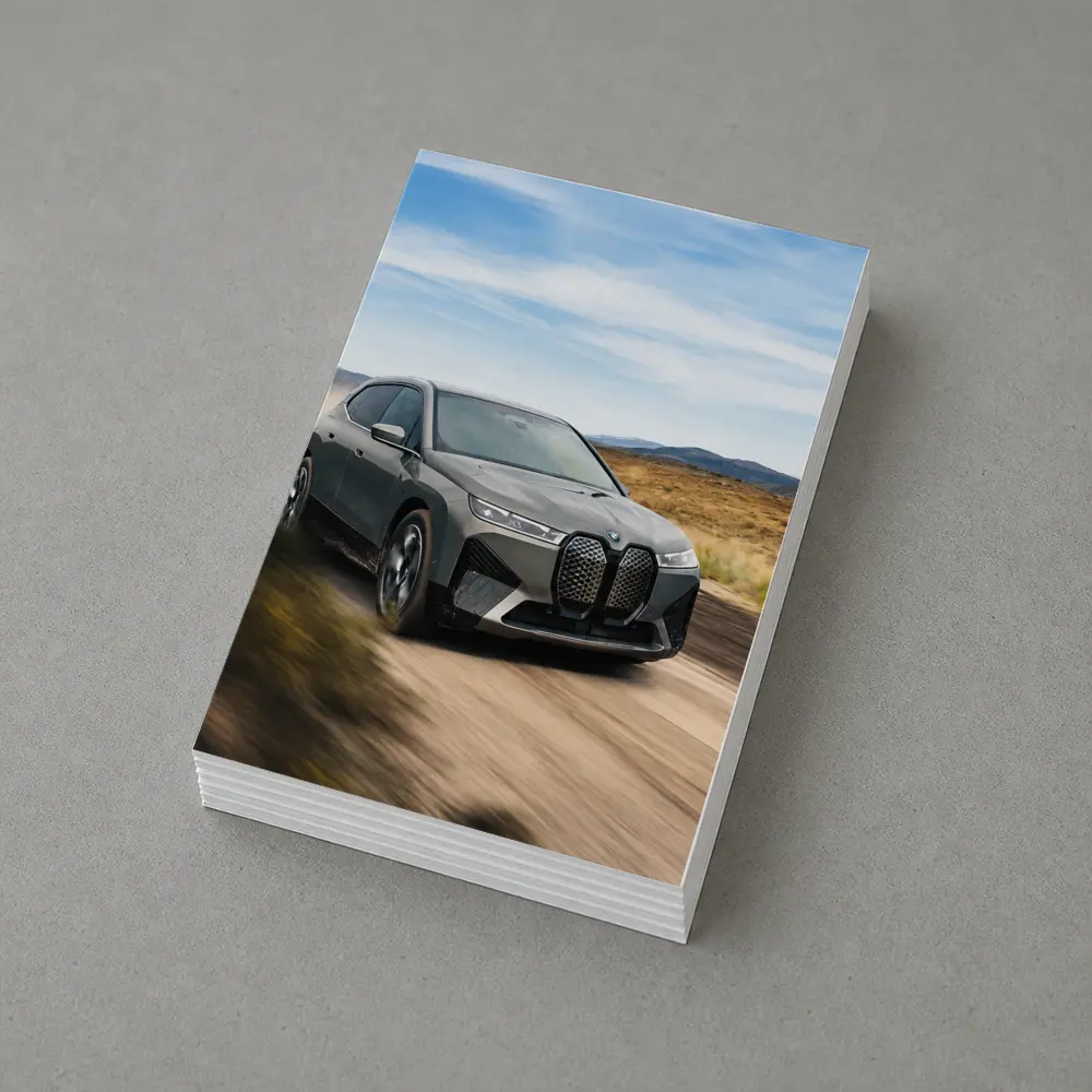 BMW iX Electric SUV Desert Dirt Road – Postcards