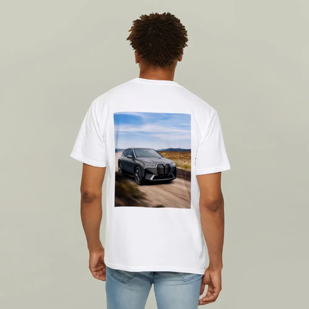 BMW iX Electric SUV Desert Dirt Road – T-Shirts