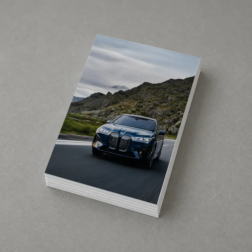 BMW iX Electric SUV Mountain Road Drive – Postcards
