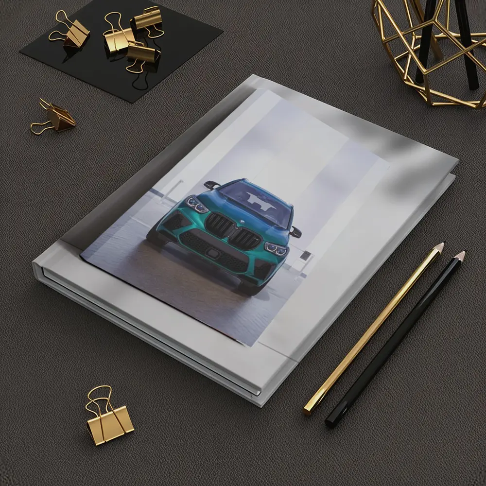 BMW X5M Teal Front View Indoor – Notebooks