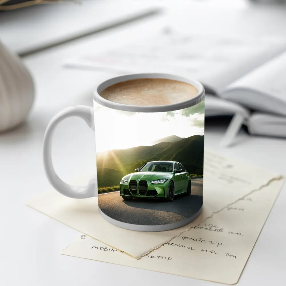 BMW M3 Green Mountain Road Sunburst – Mugs