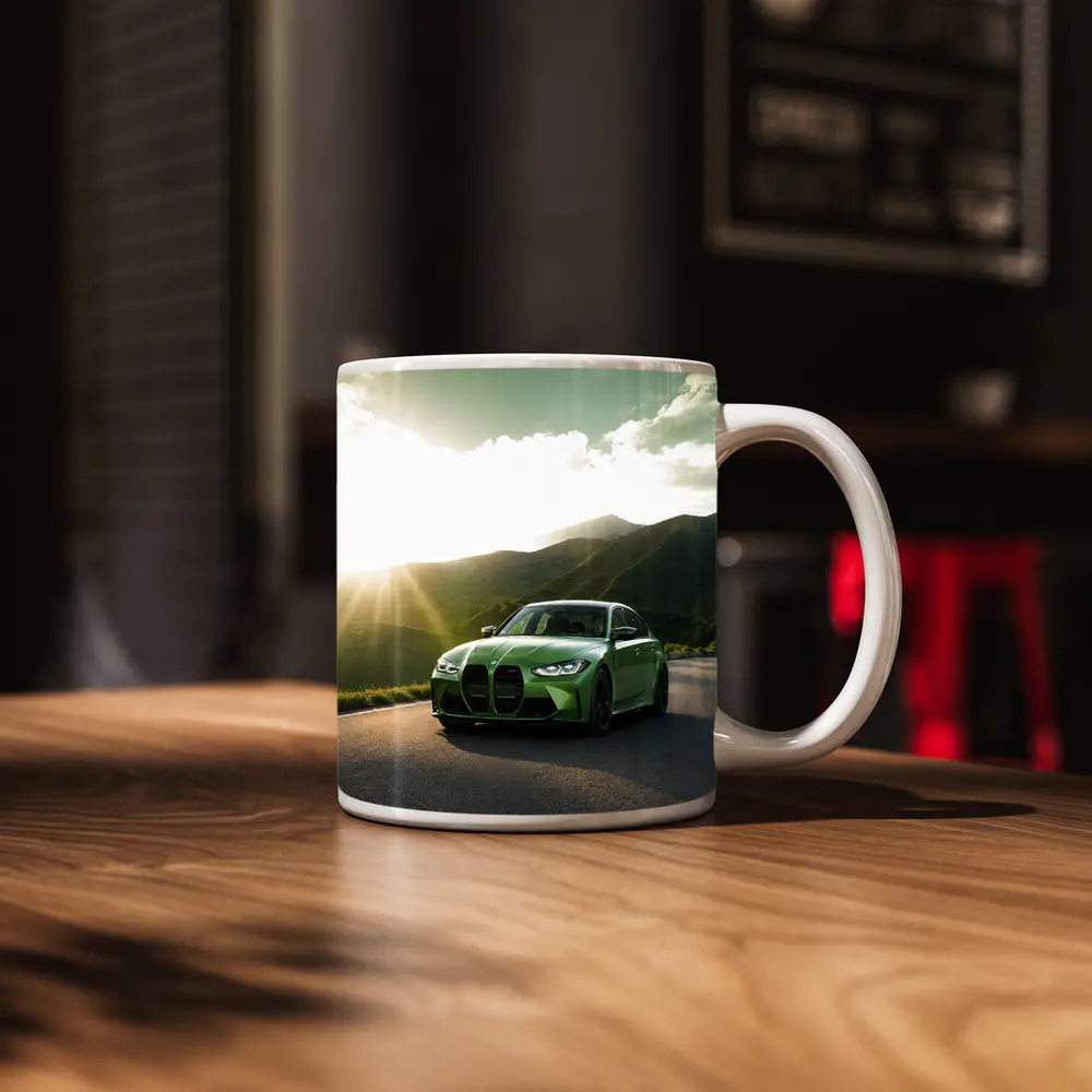 BMW M3 Green Mountain Road Sunburst – Mugs