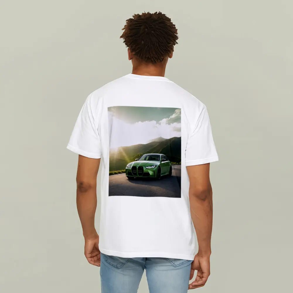 BMW M3 Green Mountain Road Sunburst – T-Shirts