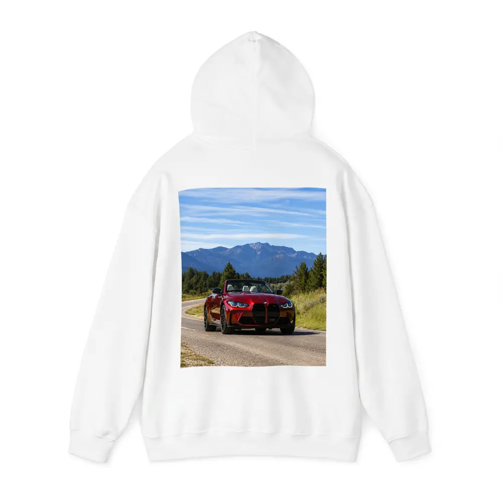 BMW M4 Convertible Red Mountain Road Drive – Hoodies