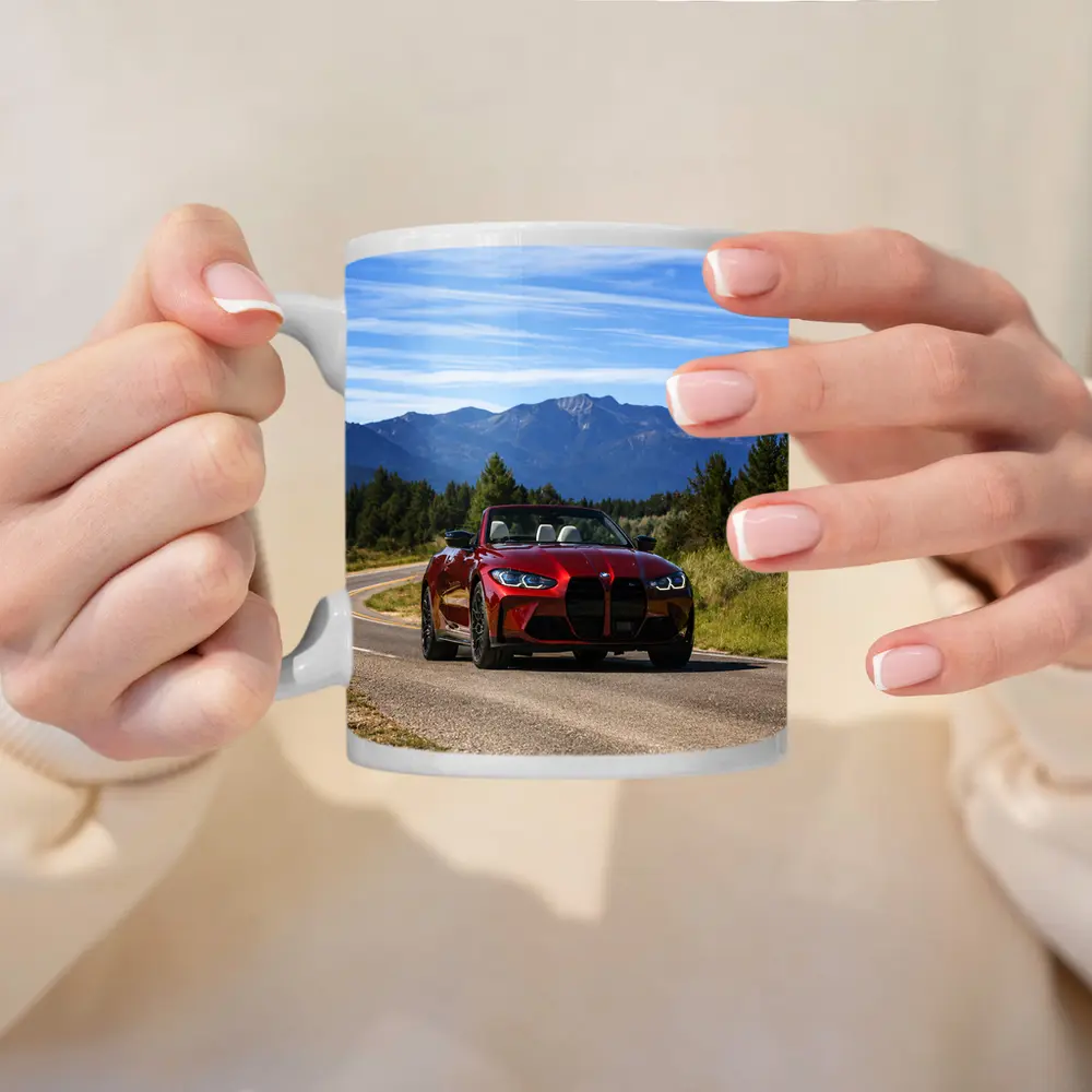 BMW M4 Convertible Red Mountain Road Drive – Mugs