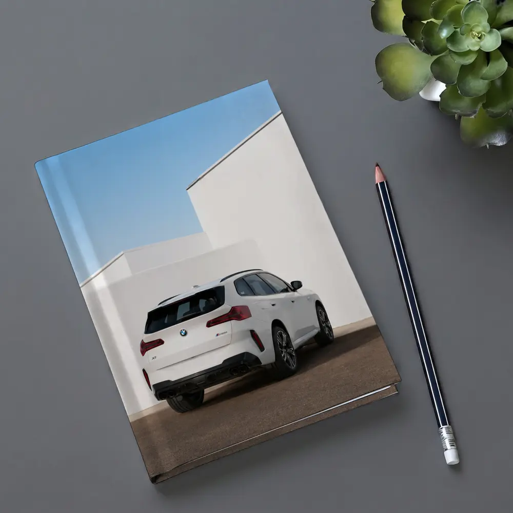 BMW X3 White SUV Minimal Architecture Background – Notebooks