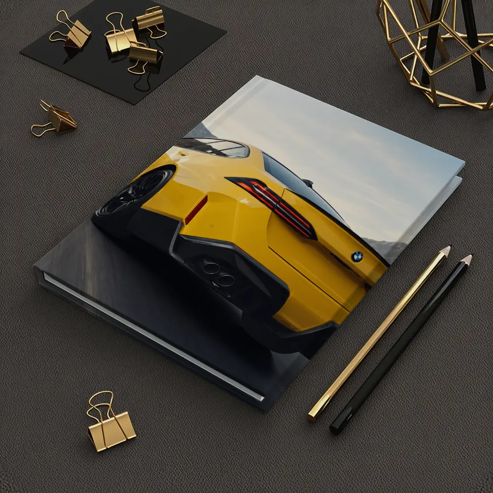 BMW M4 Yellow Coupe Mountain Road – Notebooks