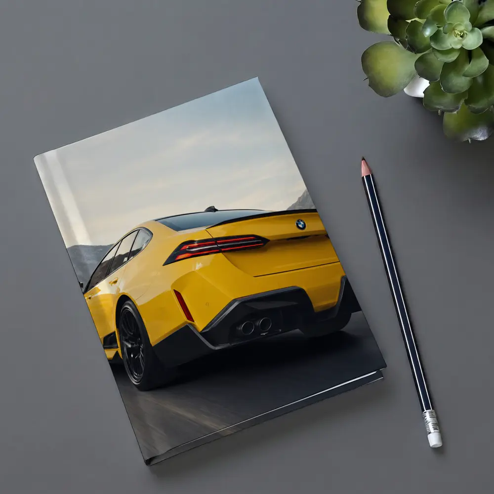 BMW M4 Yellow Coupe Mountain Road – Notebooks