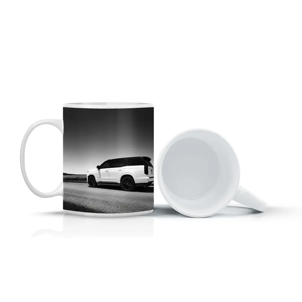 Cadillac Escalade Black White Open Road – Mugs