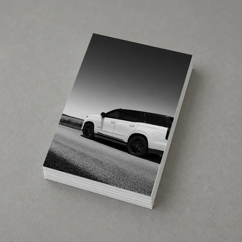 Cadillac Escalade Black White Open Road – Postcards