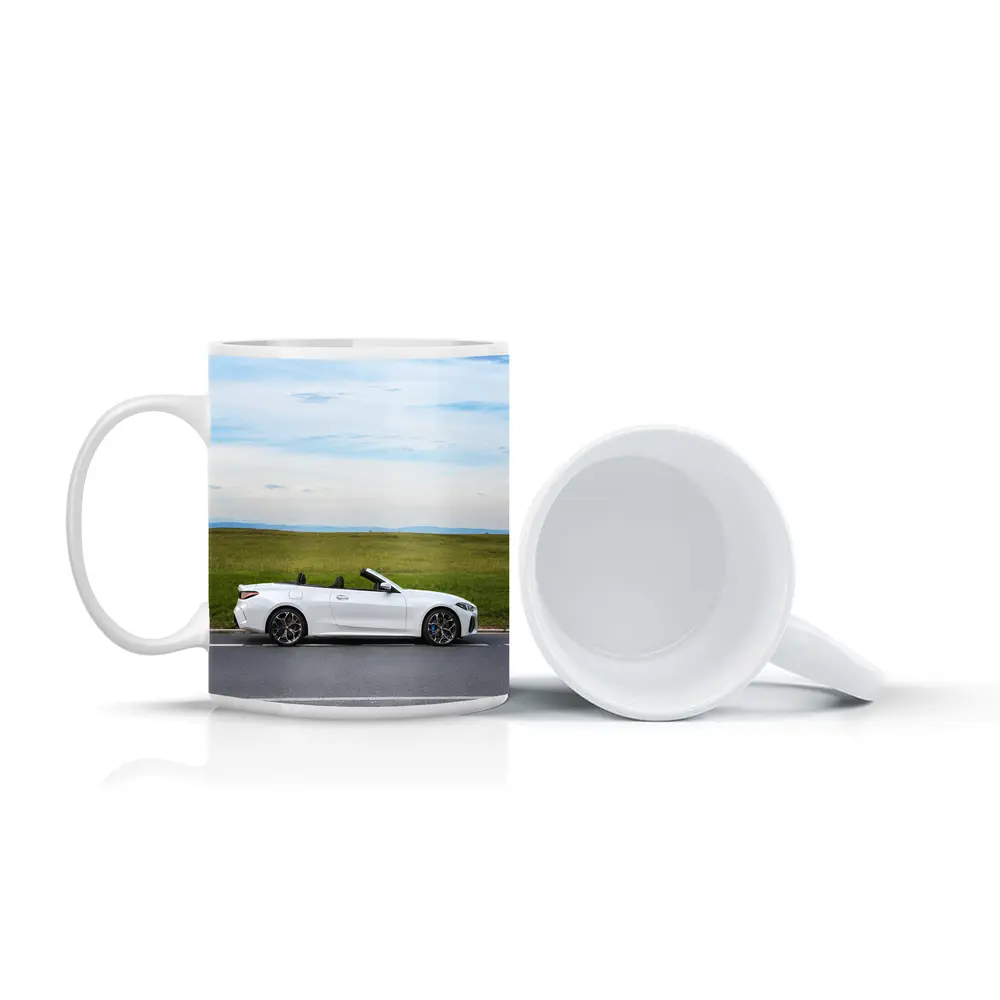 BMW 4 Series Convertible White Open Road – Mugs