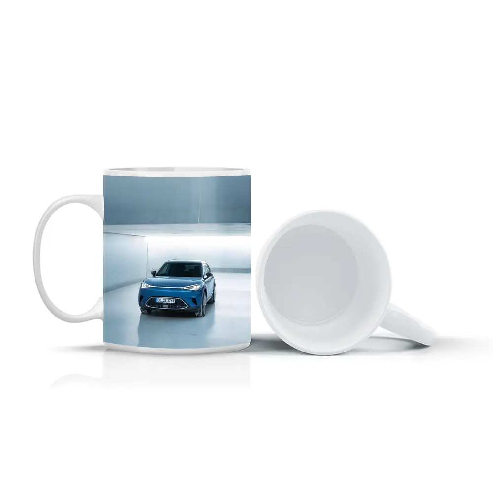 Smart Car Blue Electric SUV Studio Garage – Mugs