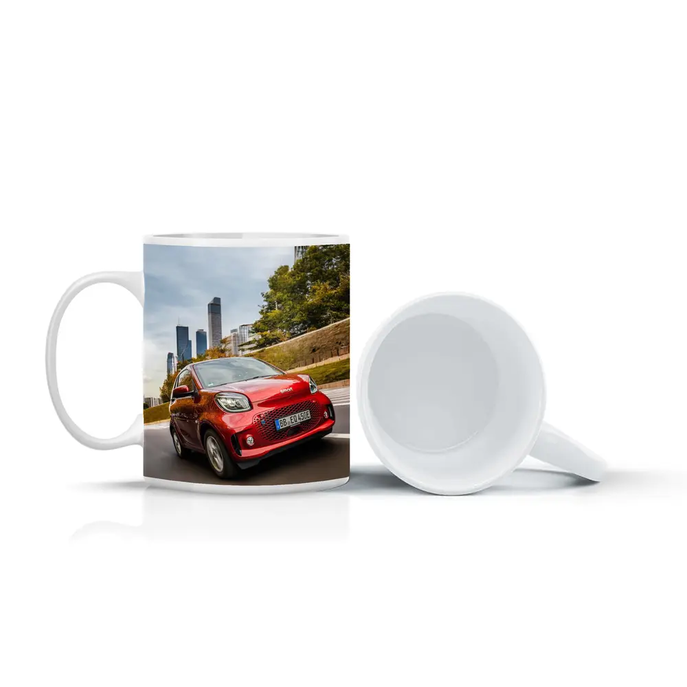 Smart EQ Fortwo Red City Skyline Drive – Mugs