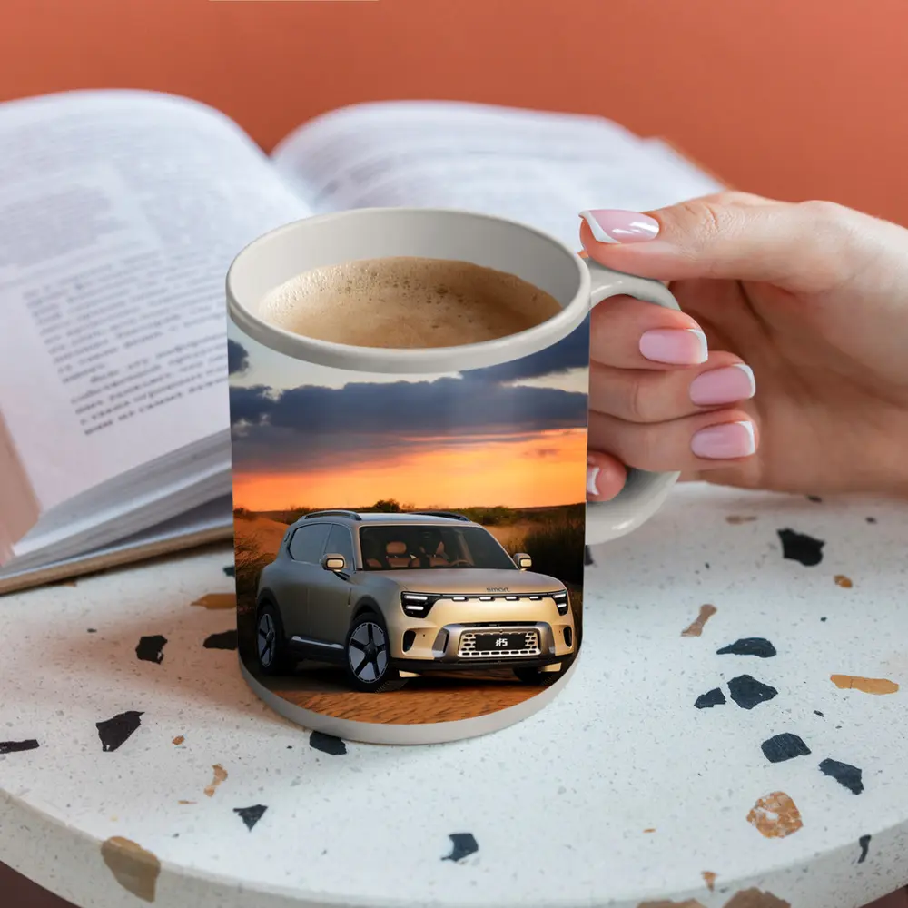 Smart Car SUV Desert Sunset Dunes – Mugs