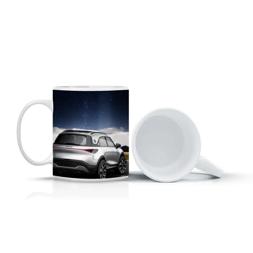 Smart Car Rear View Starry Night Sky – Mugs