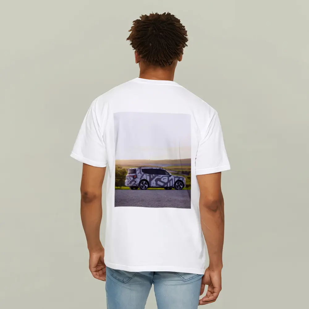 Smart Car Camouflage Wrap Golden Countryside Sunset – T-Shirts