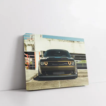 Dodge Challenger SRT Hellcat Urban Parking Lot