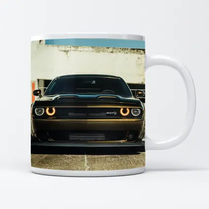 Dodge Challenger SRT Hellcat Urban Parking Lot