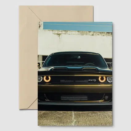 Dodge Challenger SRT Hellcat Urban Parking Lot