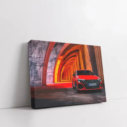 Audi RS3 Red Tunnel Arches Background