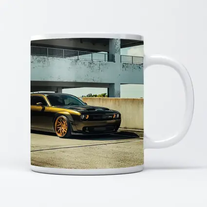 Dodge Challenger Hellcat Gold Wheels Urban